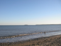 Youghal beach under the moon (September 2019)